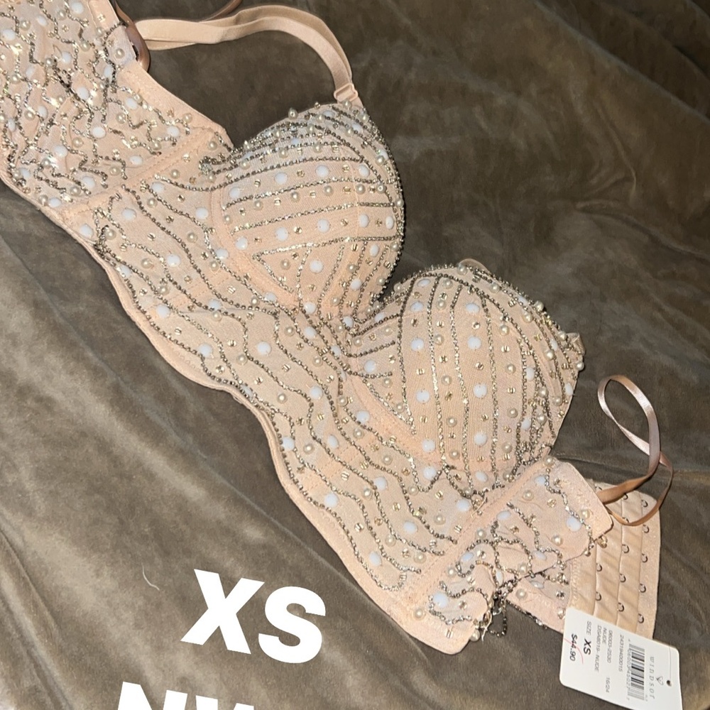 Windsor Blush Embellished Bra